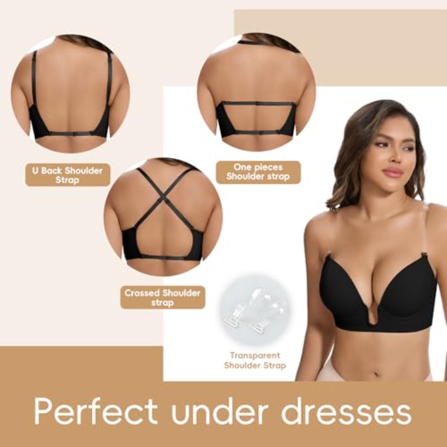 JOYSHAPER Plunge Bras for Wome - Push Up Bra Padded incelemesi ve fiyatı