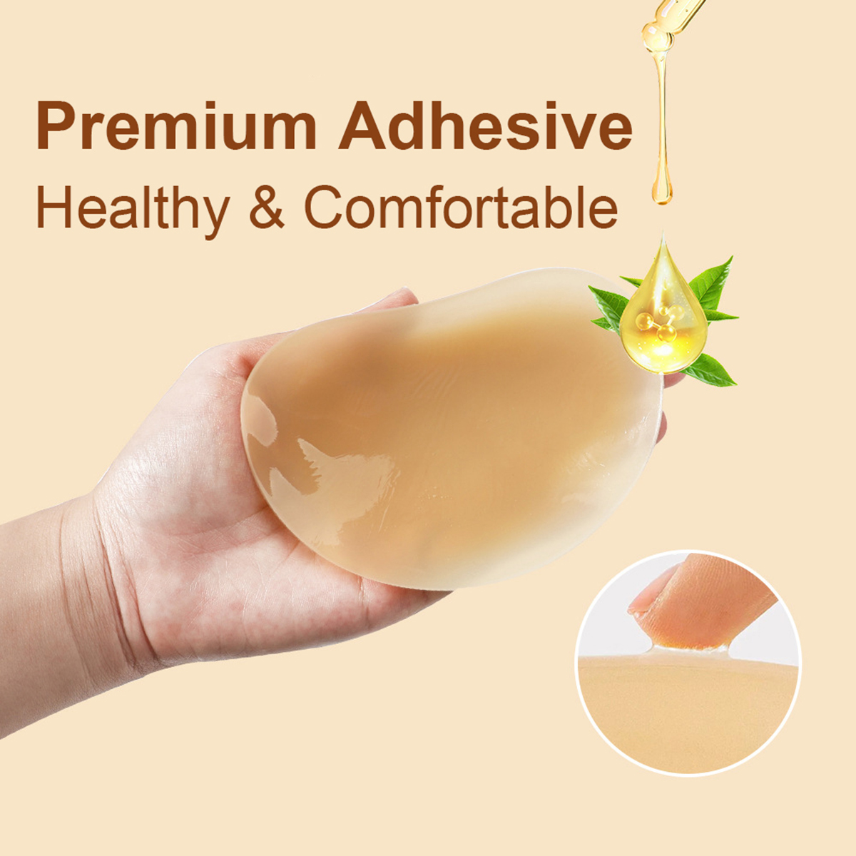 3Pairs Crescent Nipple Cover S - Silicone Bra Adhesive incelemesi ve fiyatı