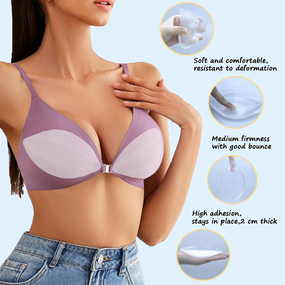Adhesive Silicone Bra Inserts  - Silicone Bra Adhesive incelemesi ve fiyatı