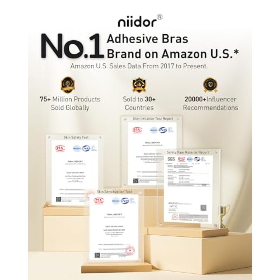 Niidor Adhesive Bra Strapless  - Silicone Bra Adhesive incelemesi ve fiyatı