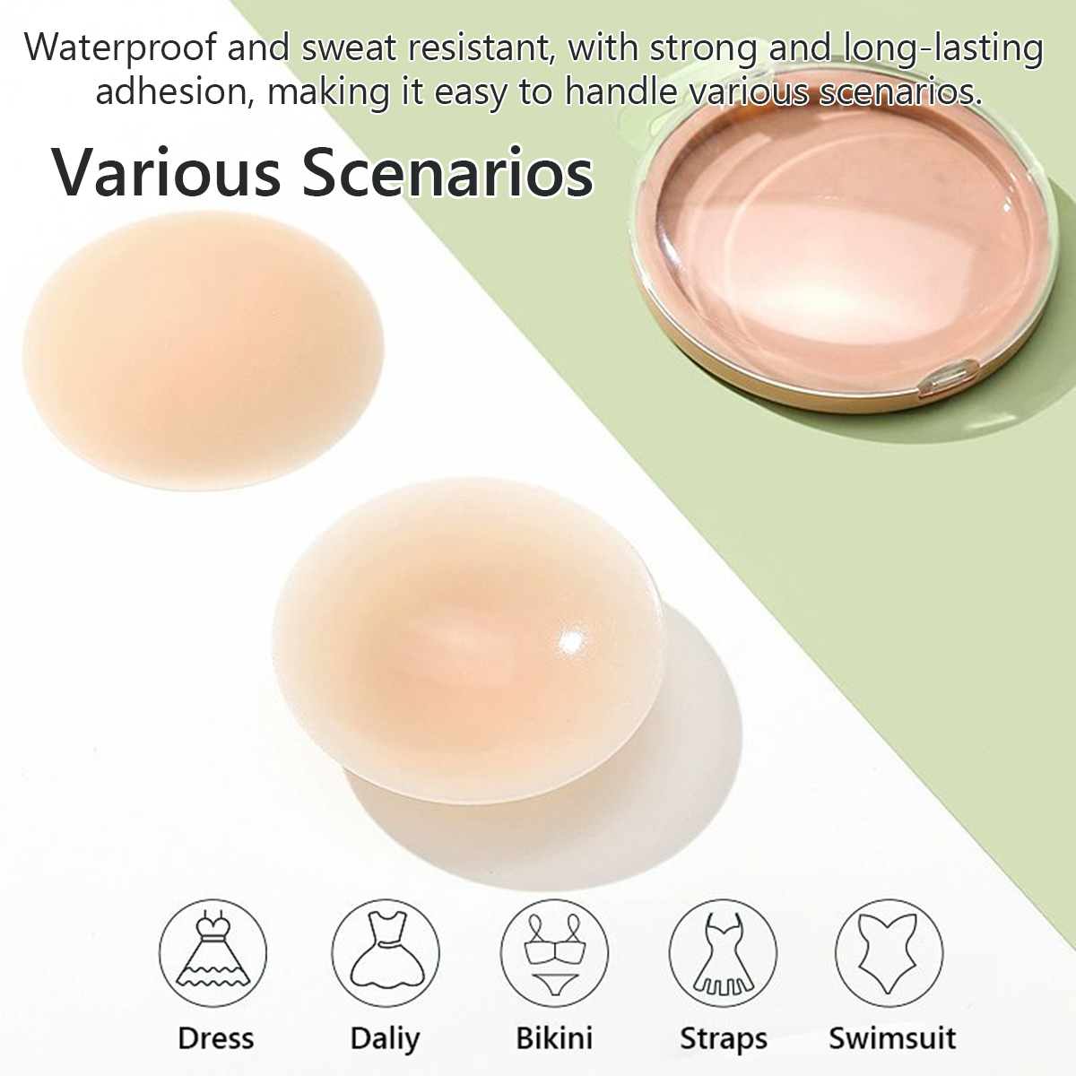3 Pairs Washable Reusable 10cm - Nipple Cover Pasties incelemesi ve fiyatı