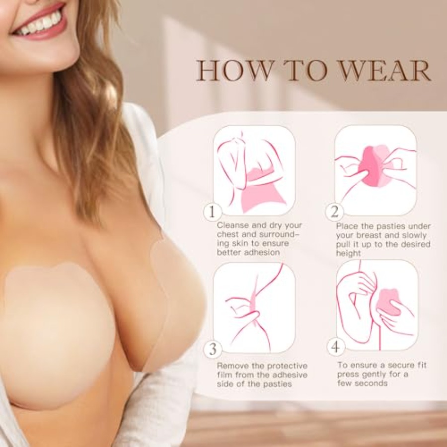Zacca Sticky Bra for Women, Ad - Silicone Bra Adhesive incelemesi ve fiyatı