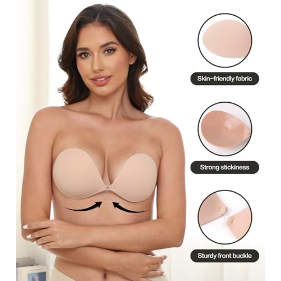 MITALOO Adhesive Bra Invisible - Silicone Bra Adhesive incelemesi ve fiyatı
