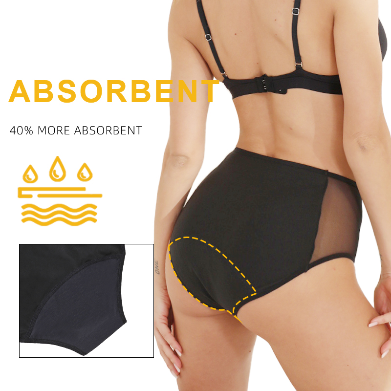 Drop shipping Women's High-wai - Period Panty Absorbent incelemesi ve fiyatı