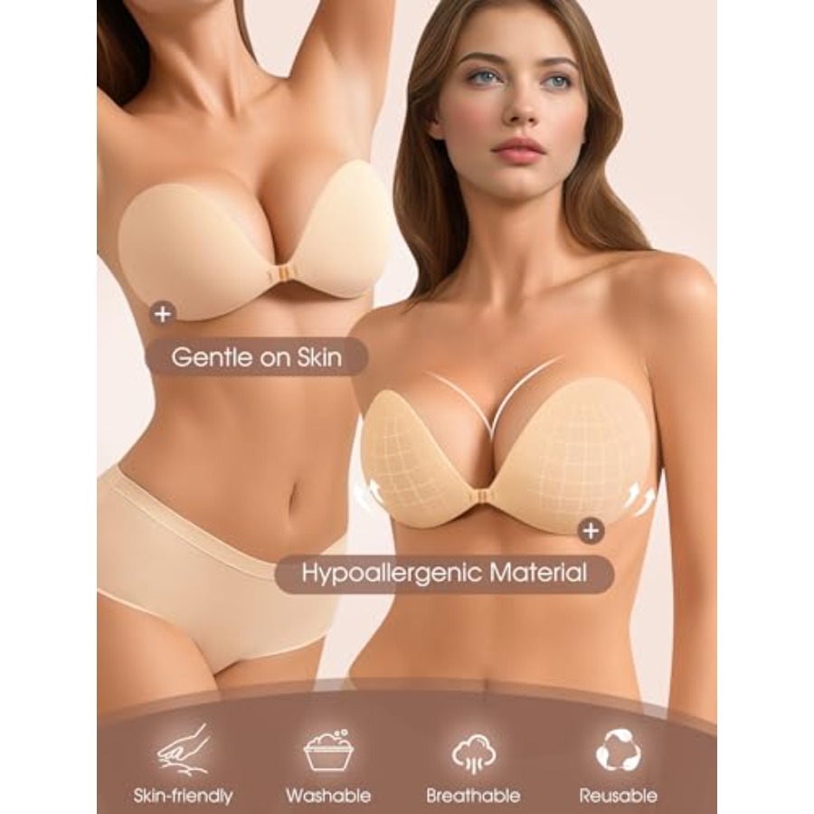 Sticky Bra Push Up Strapless A - Silicone Bra Adhesive incelemesi ve fiyatı